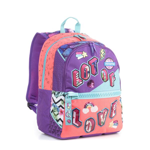Zaino Mitama Plus Girl Love Fluo