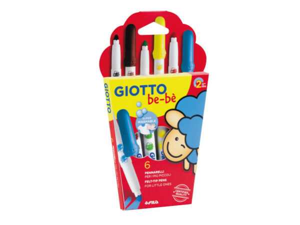Astuccio 6 Pennarelli Giotto Be-bè